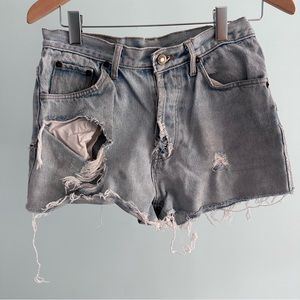 Vintage distressed Levi shorts